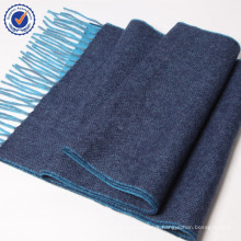 2015 Men's Double face wool Scarf SWW848 thick wool scarf plain color wool scarf wholesale